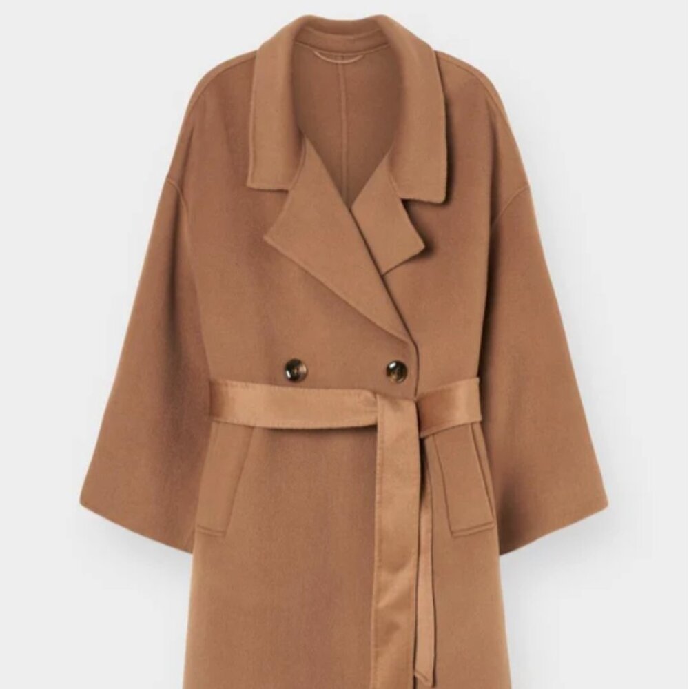 THE CURATED - LONDON COAT - CAMEL 90/10 - NWT